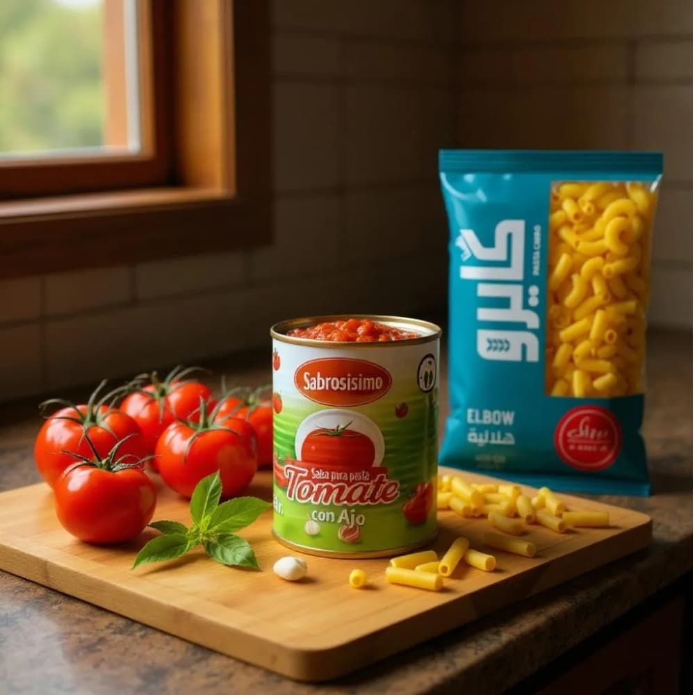 Coditos + salsa de tomate condimentada para pasta - Miniatura 2