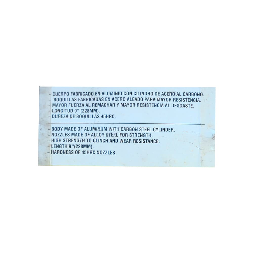 Remachadora - chirriadora - manual Security - Miniatura 9