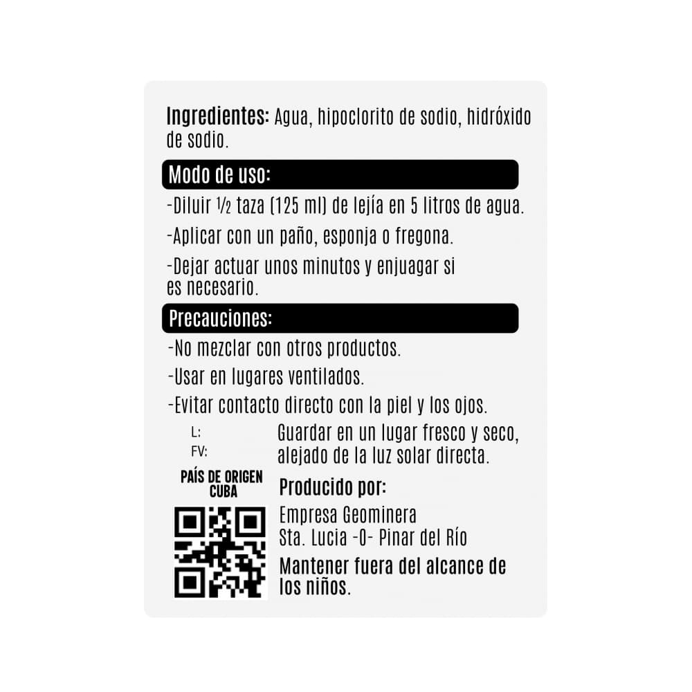 Lejía Tatine (2 L / 67.62 fl oz) - Miniatura 3