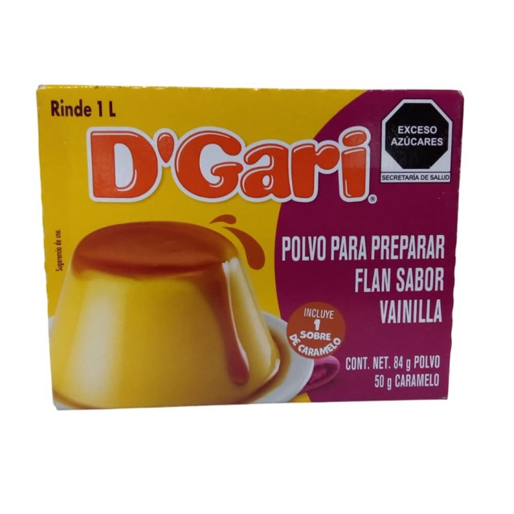 Polvo para preparar flan sabor vainilla D'Gari (134 g / 4.7 oz) - Miniatura 3