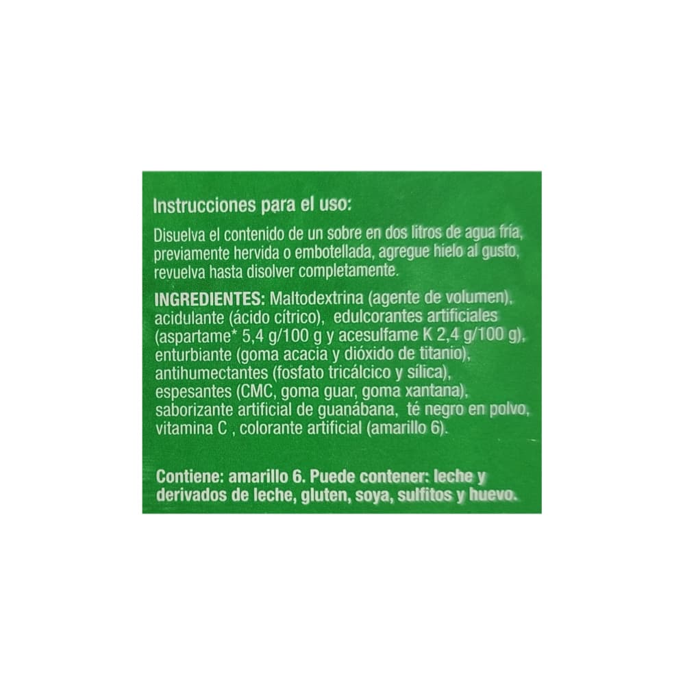 Refresco instantáneo sabor a guanábana Zuko (104 g / 3.67 oz) - Miniatura 2