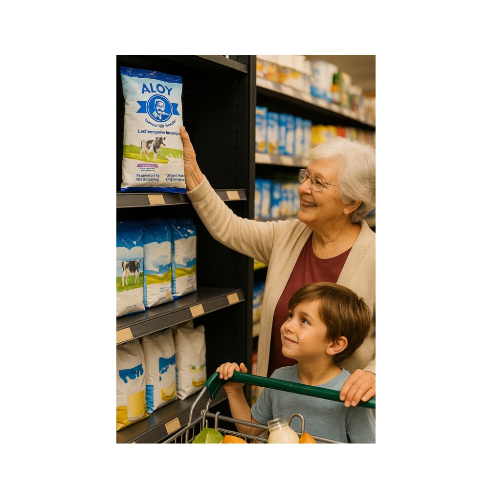 Leche en polvo instantánea Aloy (1 kg / 2.2 lb) - Miniatura 4