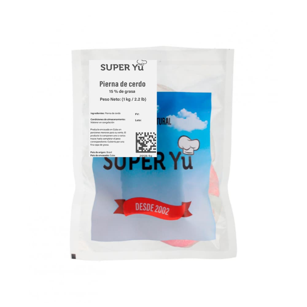 Pierna de cerdo sin piel y sin hueso Super Yu (1 kg / 2.2 lb) - Miniatura 4