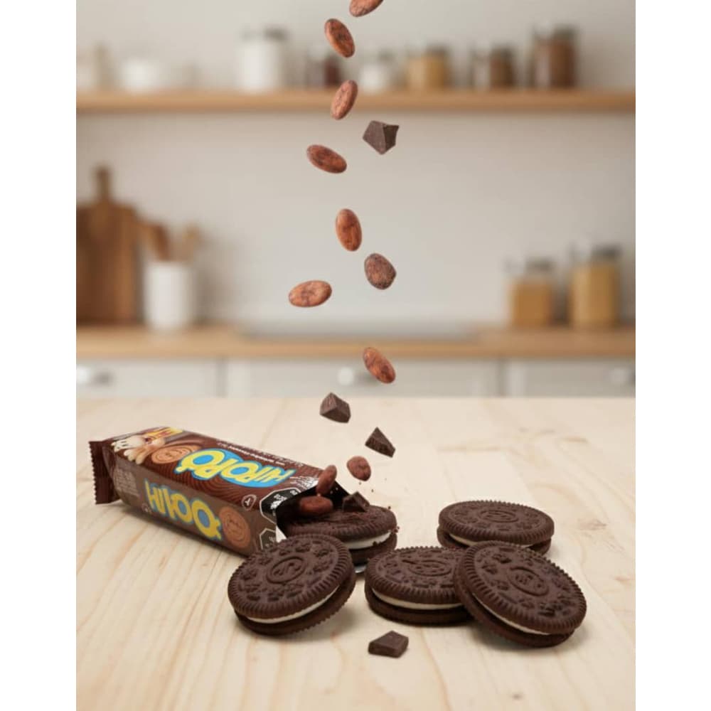 Galletas con relleno sabor chocolate Hipopó (80 g / 2.82 oz) - Miniatura 4