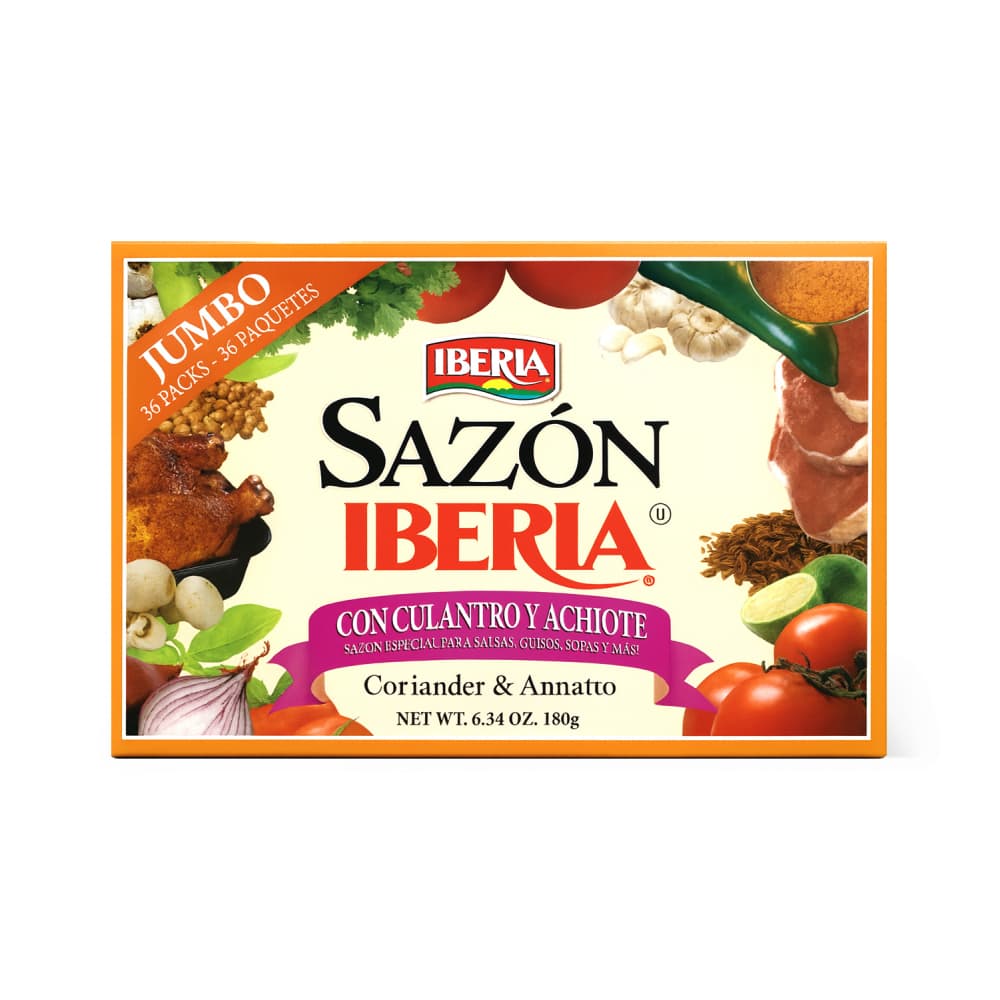 Sazón con culantro y achiote Iberia (180 g / 6.34 oz) - Imagen 1