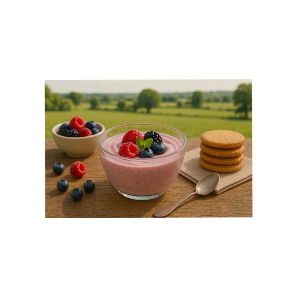 Yogurt probiótico de coágulo sabor frutos del bosque Alask (1 L) - Miniatura 4