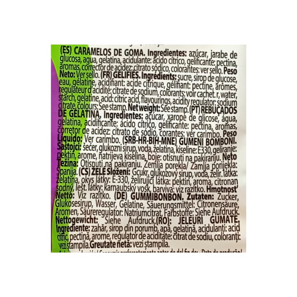 Gomitas sabor banana Jelly Mania (100 g / 3.5 oz) - Miniatura 2