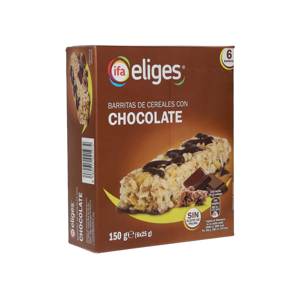 Barritas de cereales con chocolate IFA Eliges (3 x 150 g / 5.29 oz) - Miniatura 5