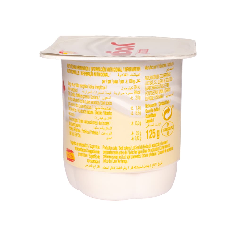 Yogur de plátano Feiraco Yogu+ (125 g / 4.41 oz) - Miniatura 4