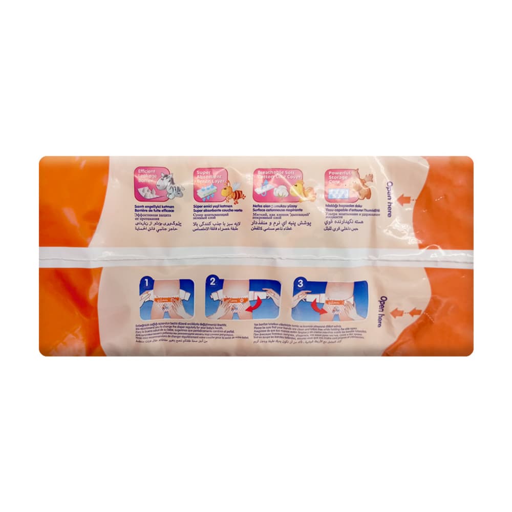 Pañales desechables para bebé etapa 3 Midi Lulla Baby (8 U) - Miniatura 4