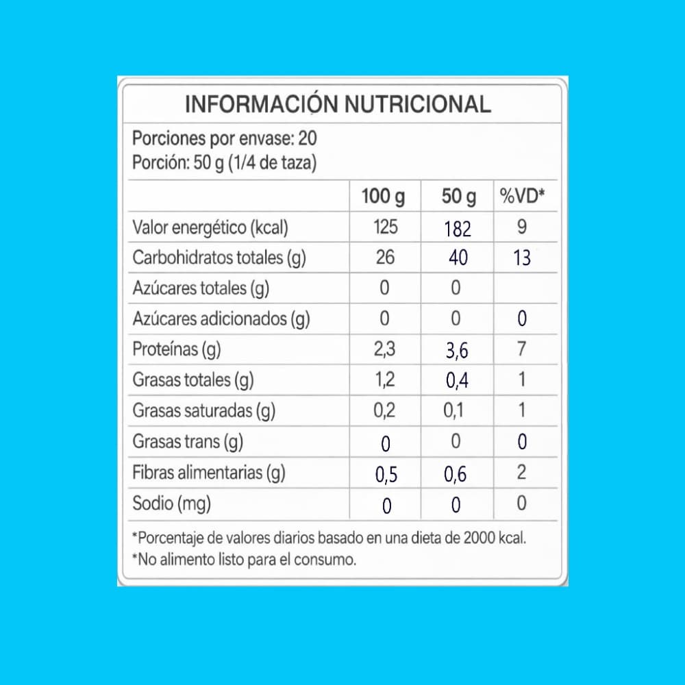Arroz blanco Alfinete (1 kg / 2.2 lb) - Miniatura 3