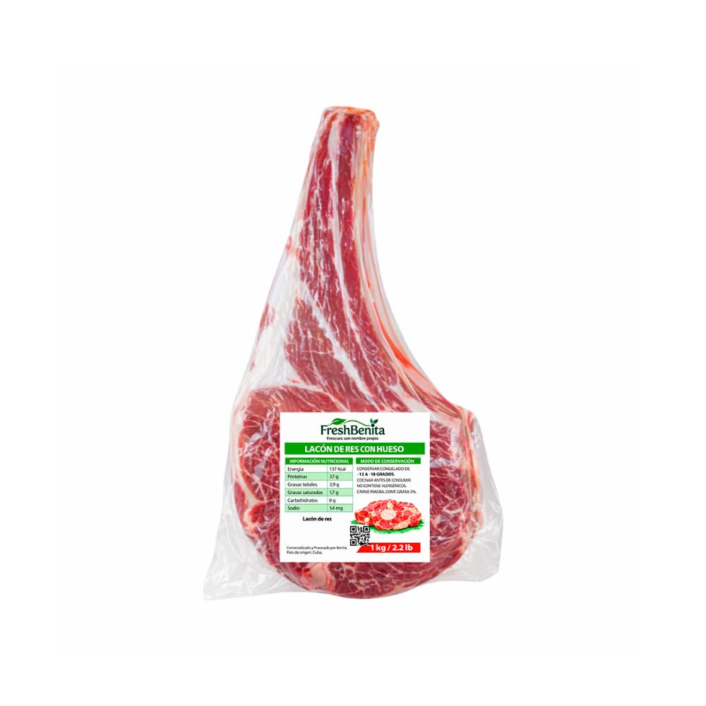 Lacón de res con hueso FreshBenita (1 kg / 2.2 lb) - Miniatura 1
