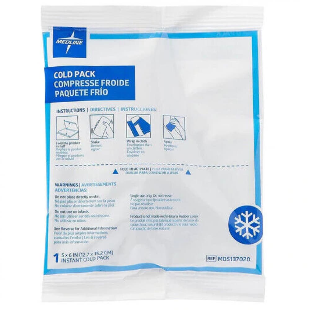 Compresa fría instantánea MEDLINE (6" x 9" / 15.2 cm x 22.86 cm) - Imagen 1
