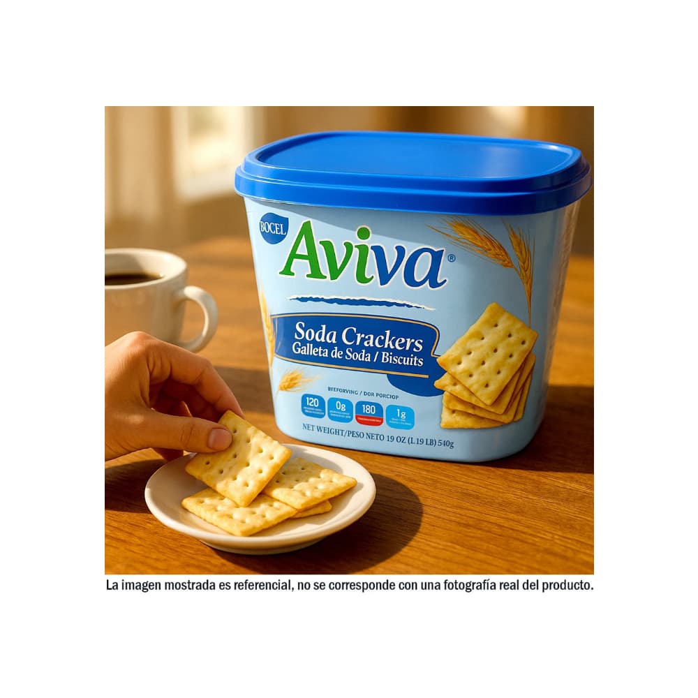 Galletas de soda Aviva (540 g / 1.19 lb) - Miniatura 4