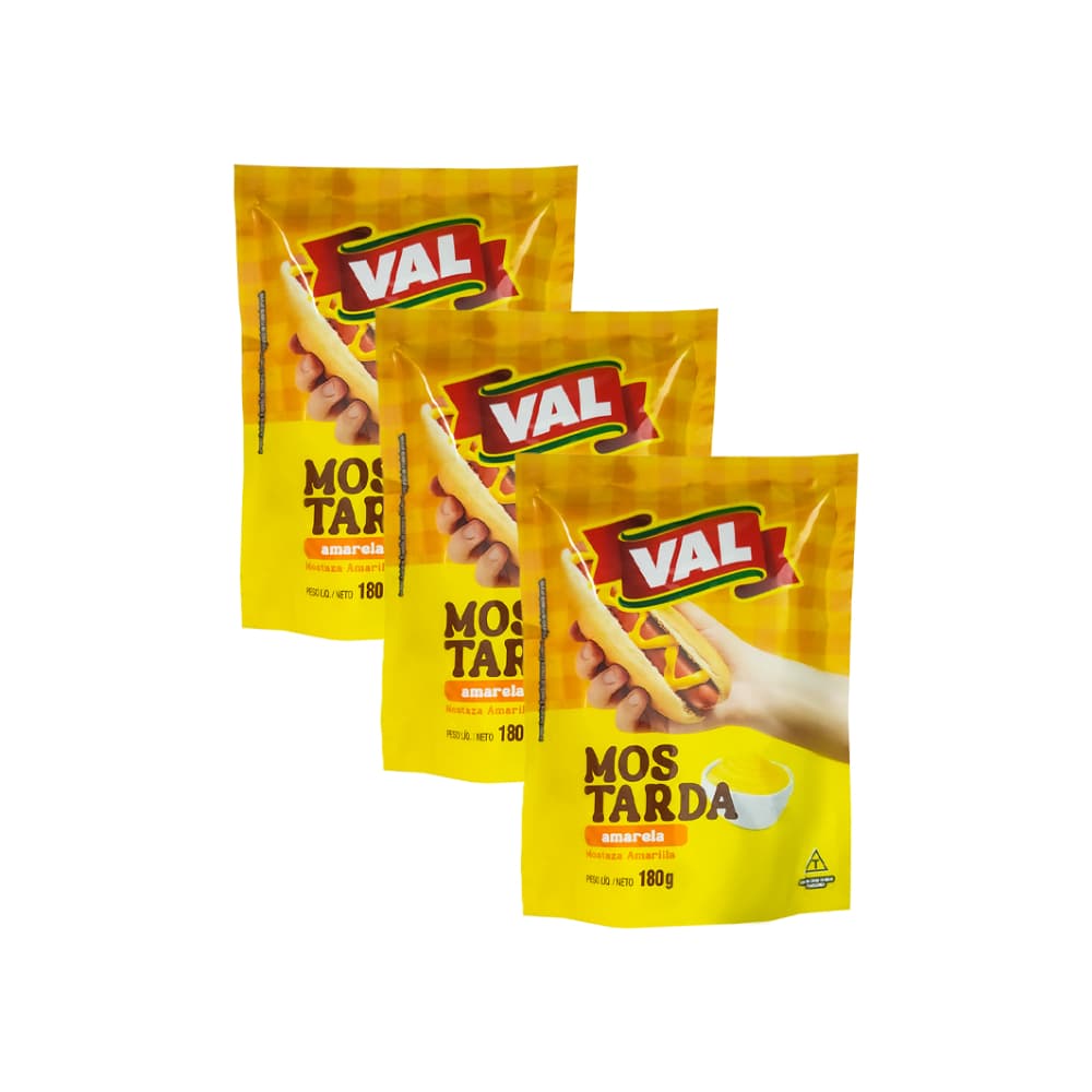 Mostaza amarilla (3 x 180g / 6.35 oz) - Imagen 1