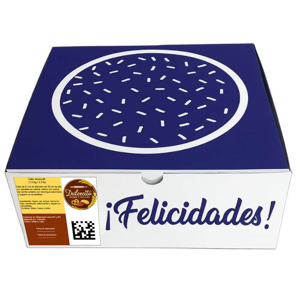 Cake Minecraft Dulcecito (18 personas) - Miniatura 3