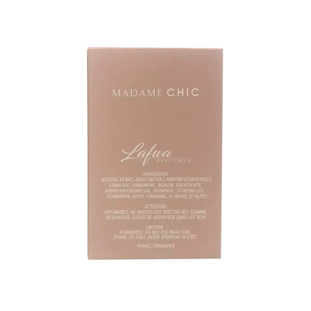 Eau de parfum para mujer con spray Madame Chic (25 ml) - Miniatura 4