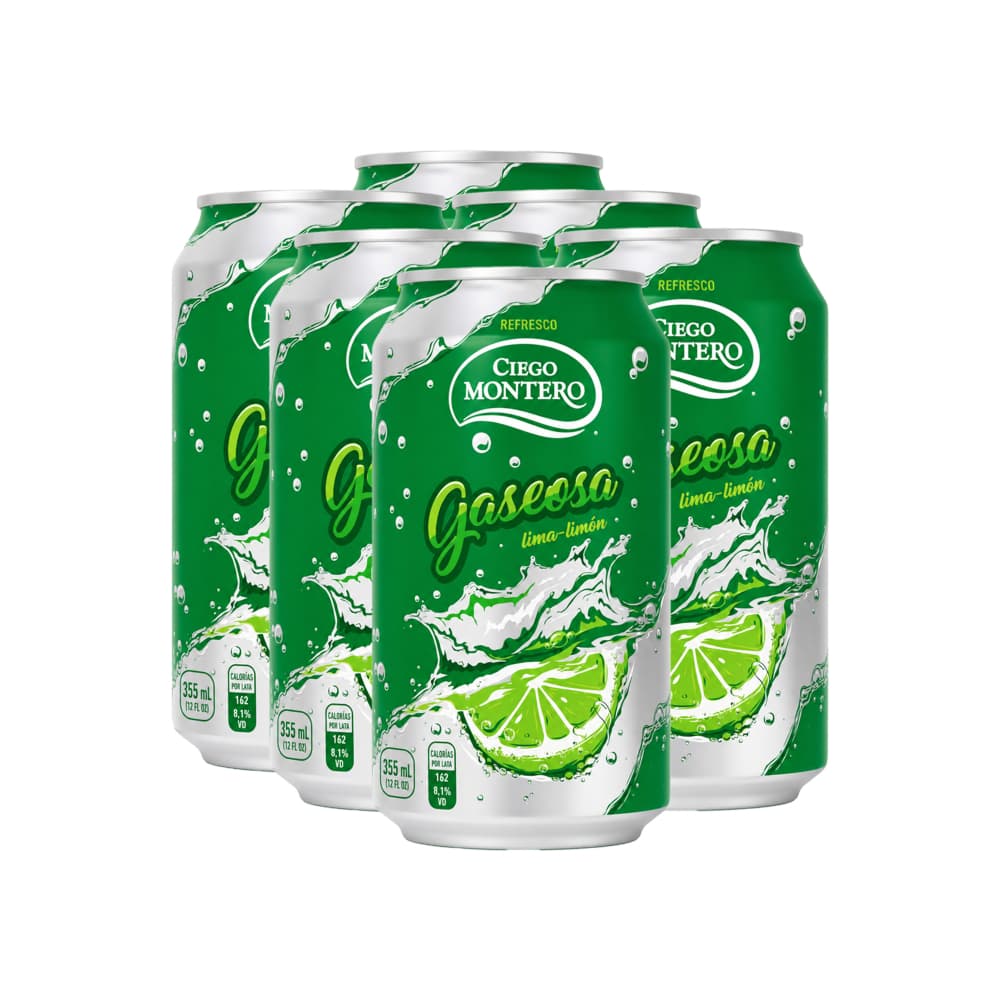 Refresco lima-limón Ciego Montero (6 x 355 ml) - Miniatura 1