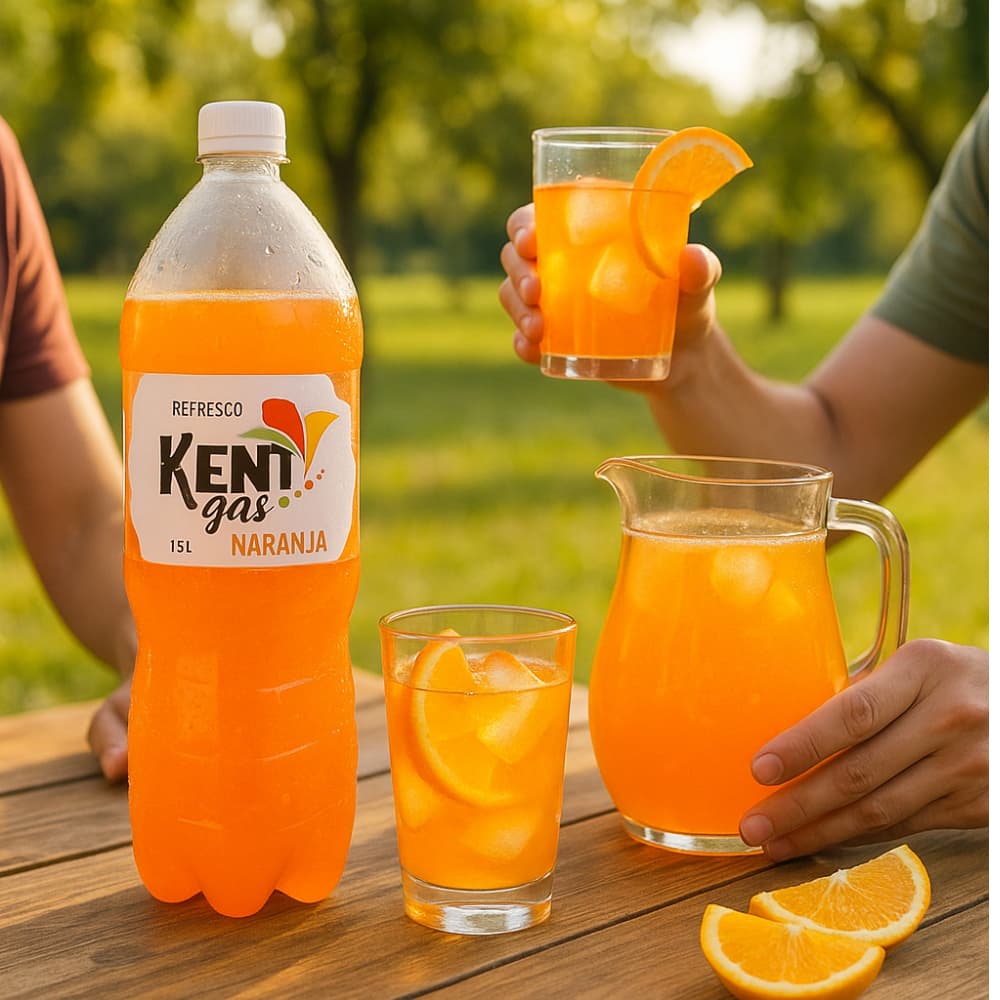 Refresco gaseado naranja Kenti (1.5 L) - Miniatura 4