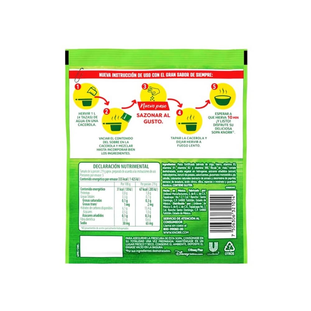 Sopa preparada de fideo con forma de Toy Story Knorr (95 g / 3.35 oz) - Miniatura 3