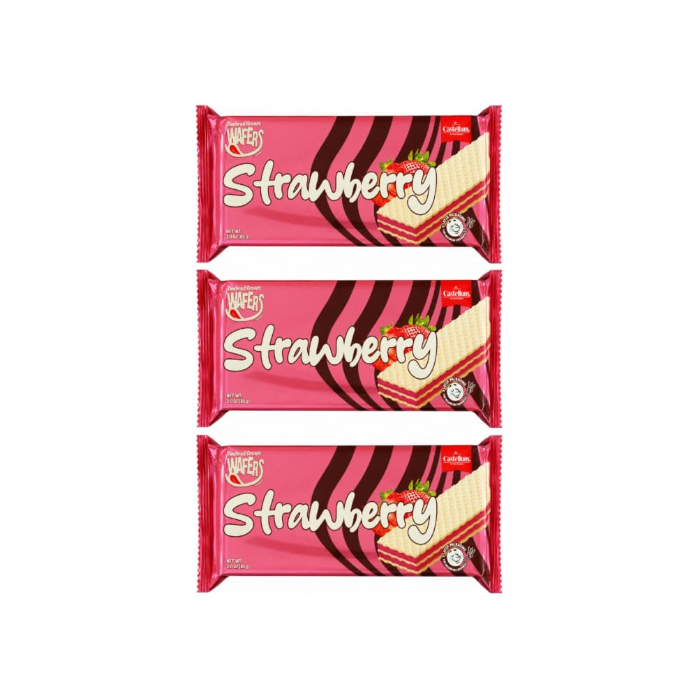 Sorbeto de vainilla con crema de fresa Castellum (3 x 85 g / 3.oz) - Miniatura 1