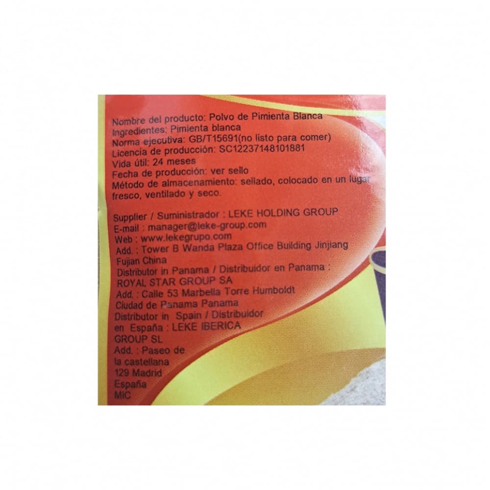 Pimienta blanca en polvo Sabrosísimo (43 g / 1.52 oz) - Miniatura 2
