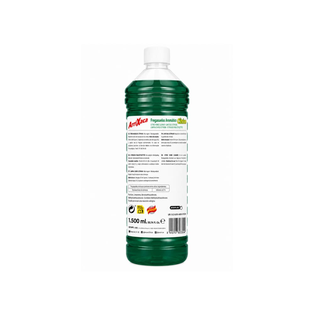 Friegasuelos aromático cítrico Arrixaca (1.5 L) - Miniatura 2