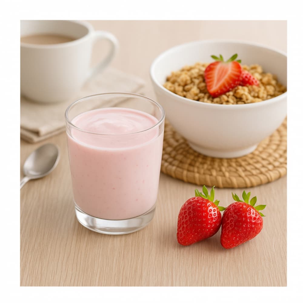 Yogurt probiótico de coágulo sabor fresa Alask (4 L) - Miniatura 4