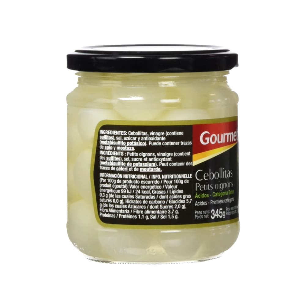 Cebollitas en vinagre Gourmet (345 g / 12.16 oz) - Miniatura 5