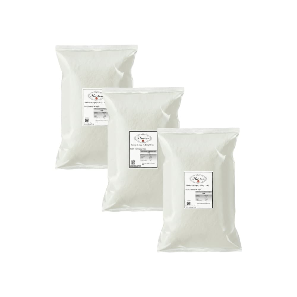 Harina de trigo Pida (3 x 1.36 kg / 3 lb) - Imagen 1