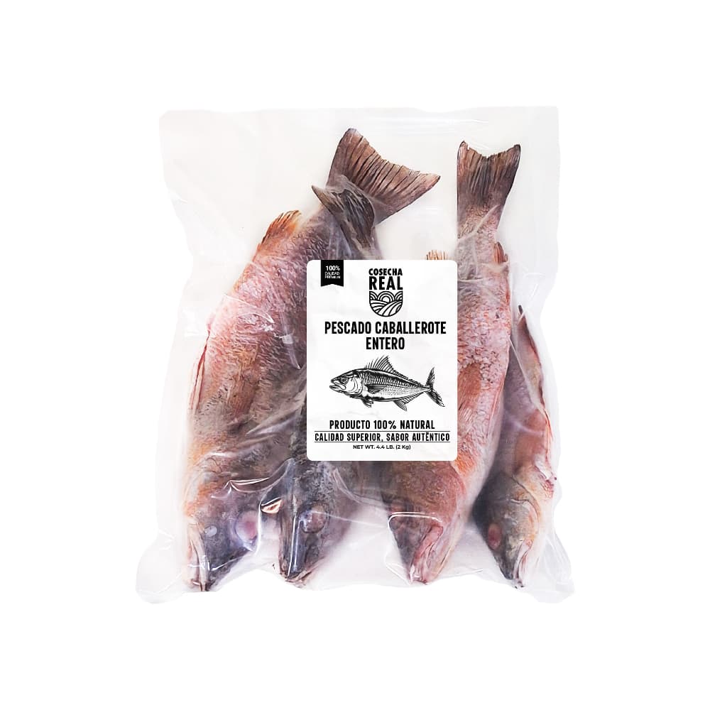 Pescado caballerote entero Cosecha Real (2 kg / 4.4 lb) - Imagen 1