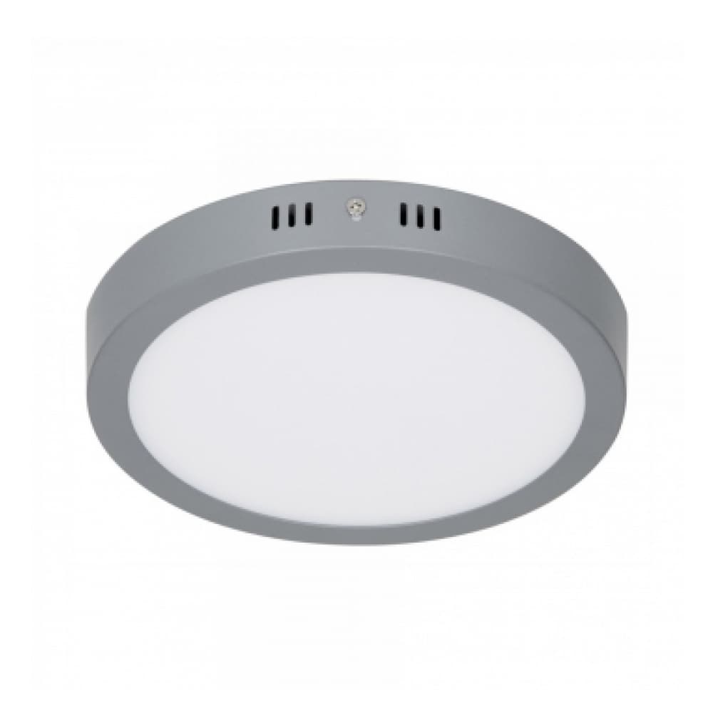 Luminario redondo gris LED 18 W Volteck PLA-216L - Miniatura 4