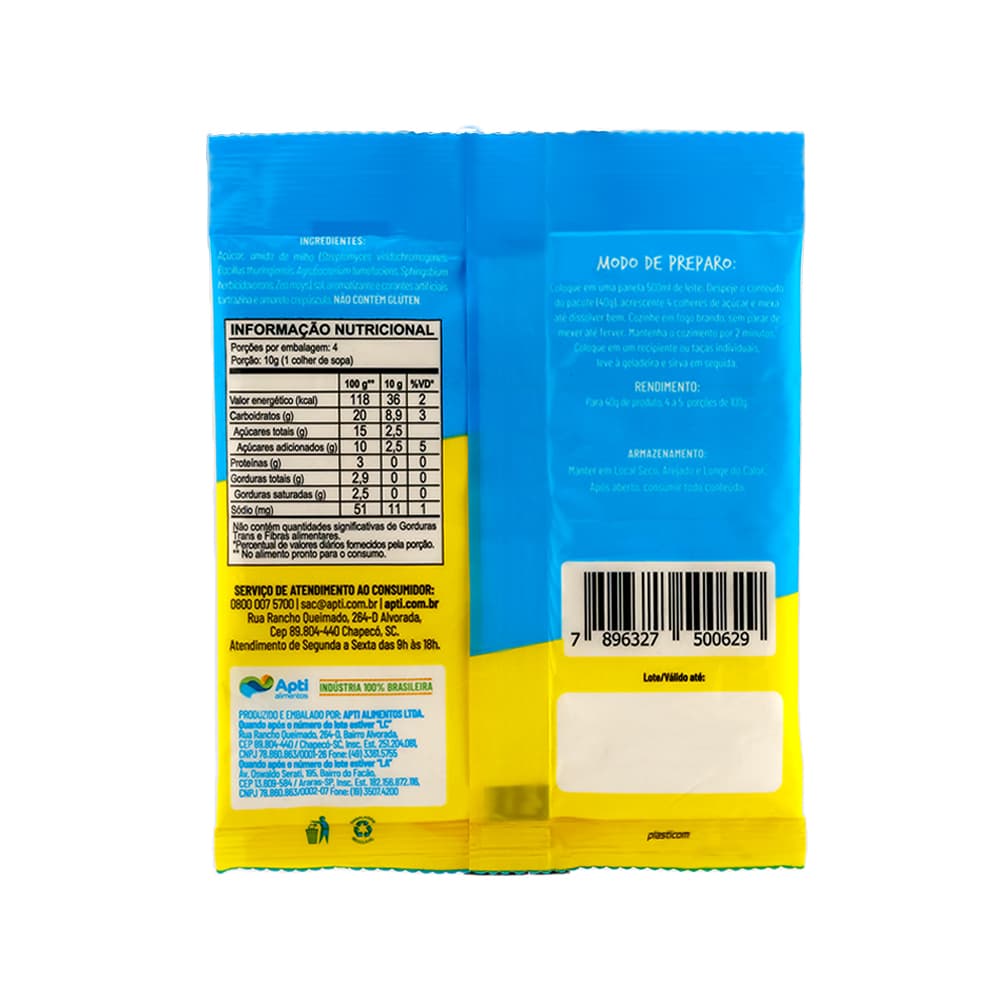 Natilla sabor vainilla Apti (40 g / 1.41 oz) - Miniatura 2