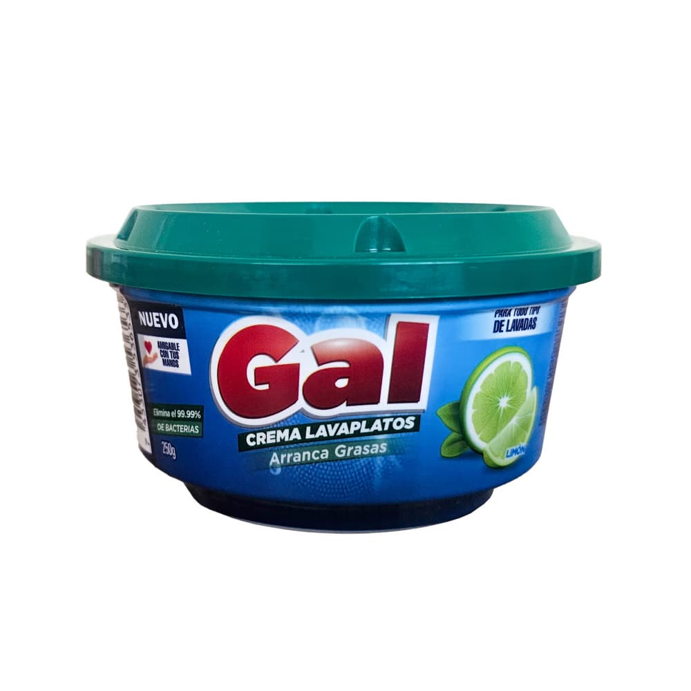 Crema Lavaplatos arranca grasas de Limón Gal (250 g / 8.82 oz) - Miniatura 1