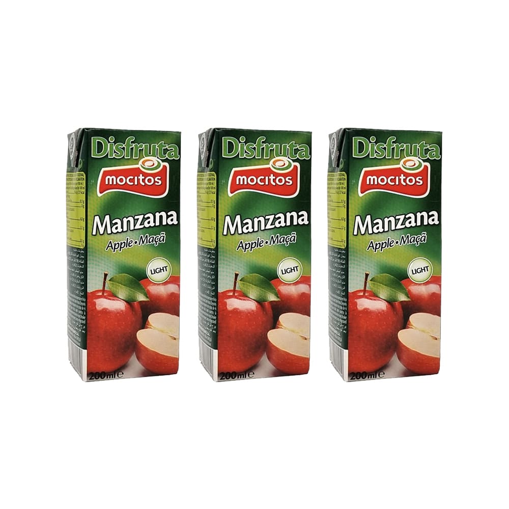 Néctar de manzana Mocitos (3 x 200 ml) - Imagen 1