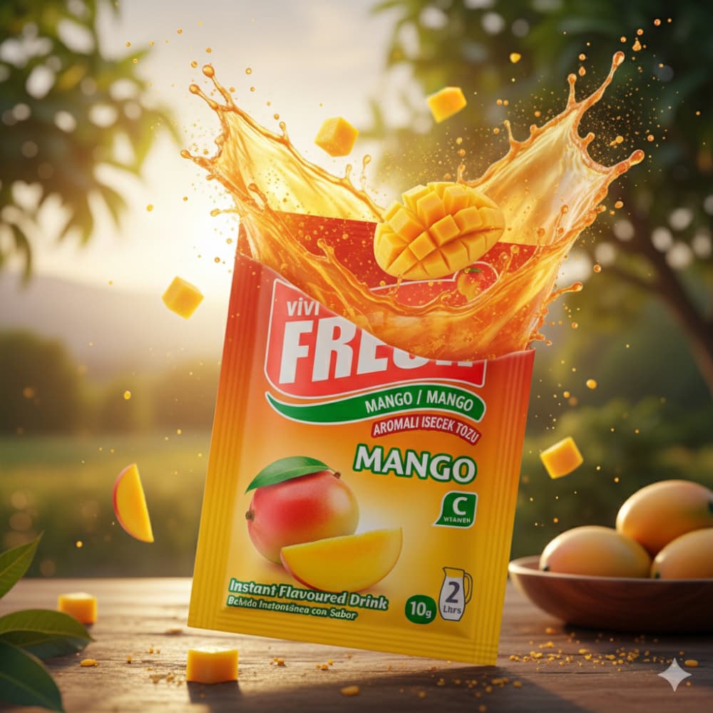 Refresco instantáneo sabor mango Vivi Fresh Erdem (24 x 10 g) - Miniatura 4