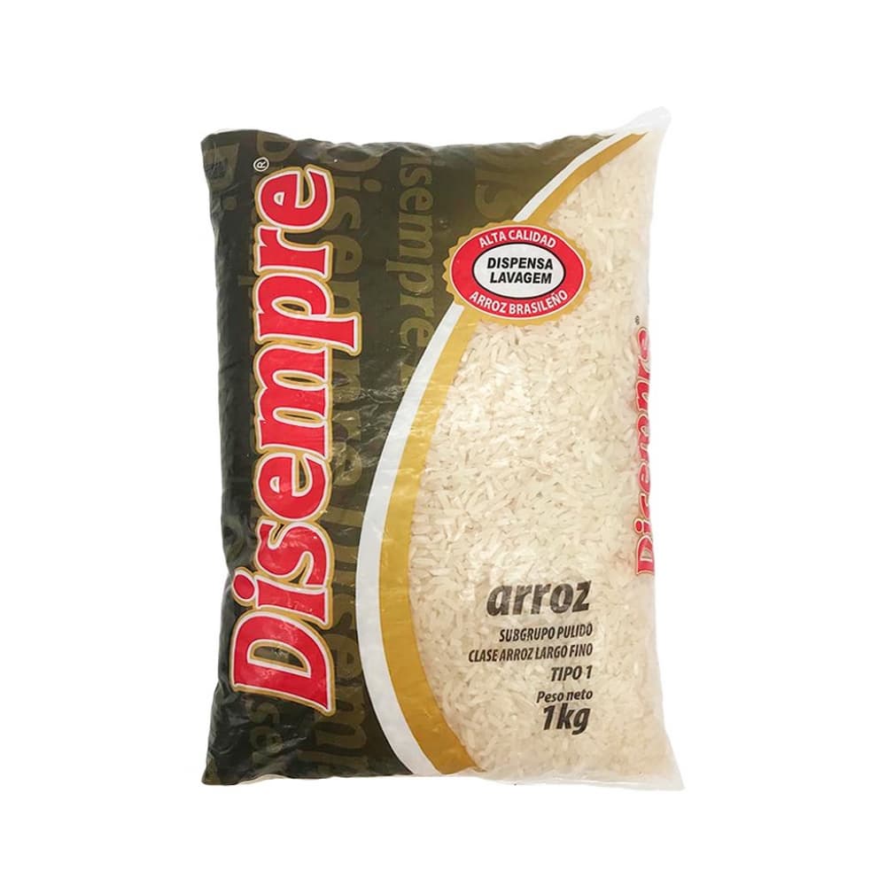 Arroz grano largo Disempre (1 kg / 2.2 lb) - Miniatura 4