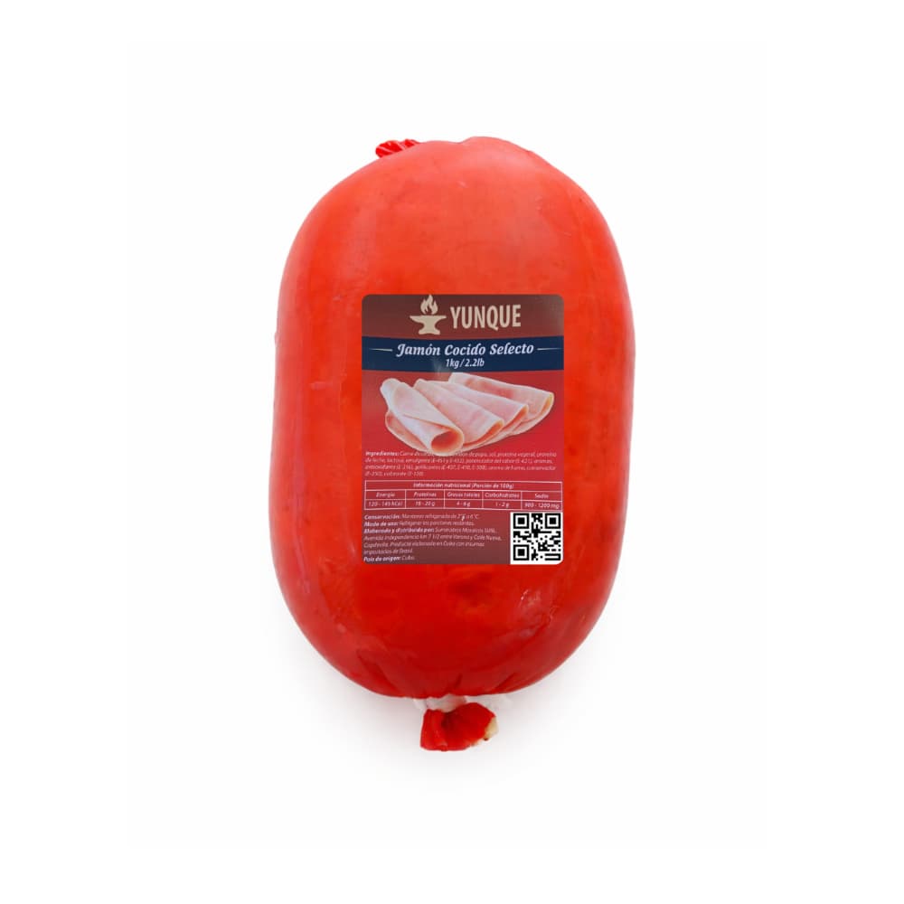 Jamón cocido Selecto Yunque (1 kg / 2.2 lb) - Miniatura 1