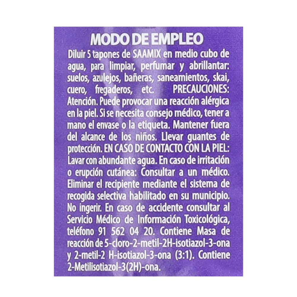 Friegasuelos lavanda Saamix (1.5 L) - Miniatura 4