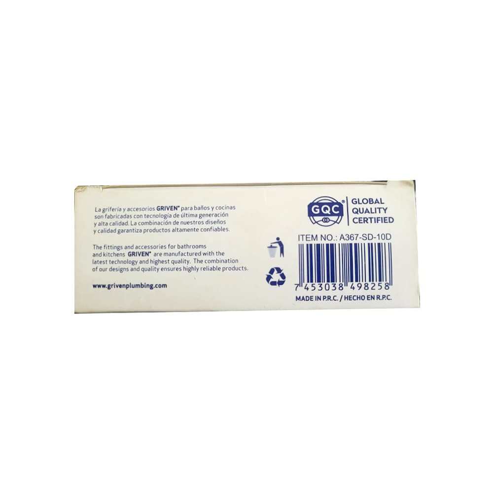 Desagüe cuadrado de acero inoxidable de 4" Griven - Miniatura 6