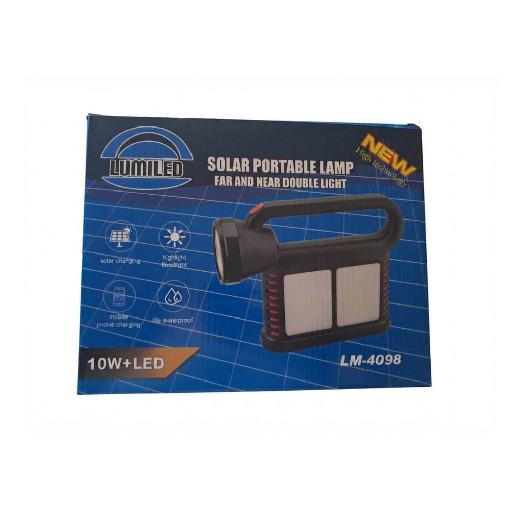 Lámpara Portátil Solar 10w + Led Lumiled - Miniatura 3