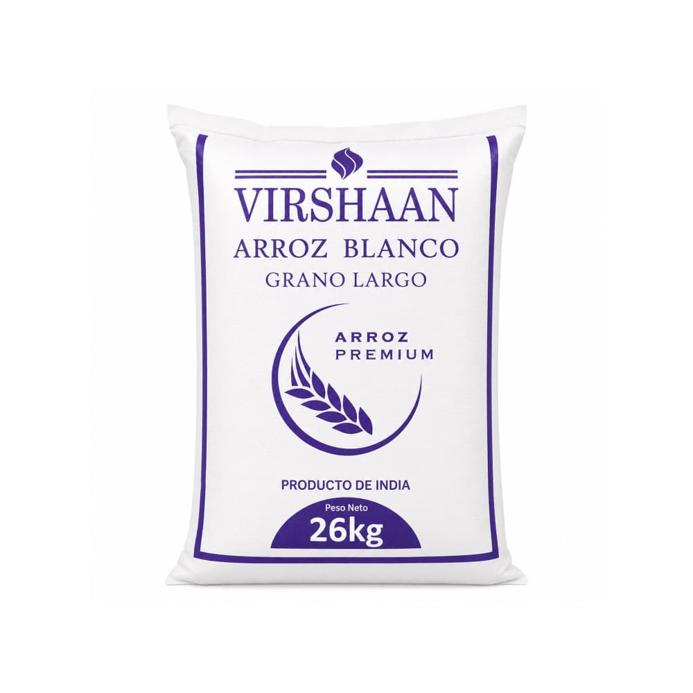 Arroz blanco grano largo Virshaan (26 kg / 57.32 lb) - Miniatura 1