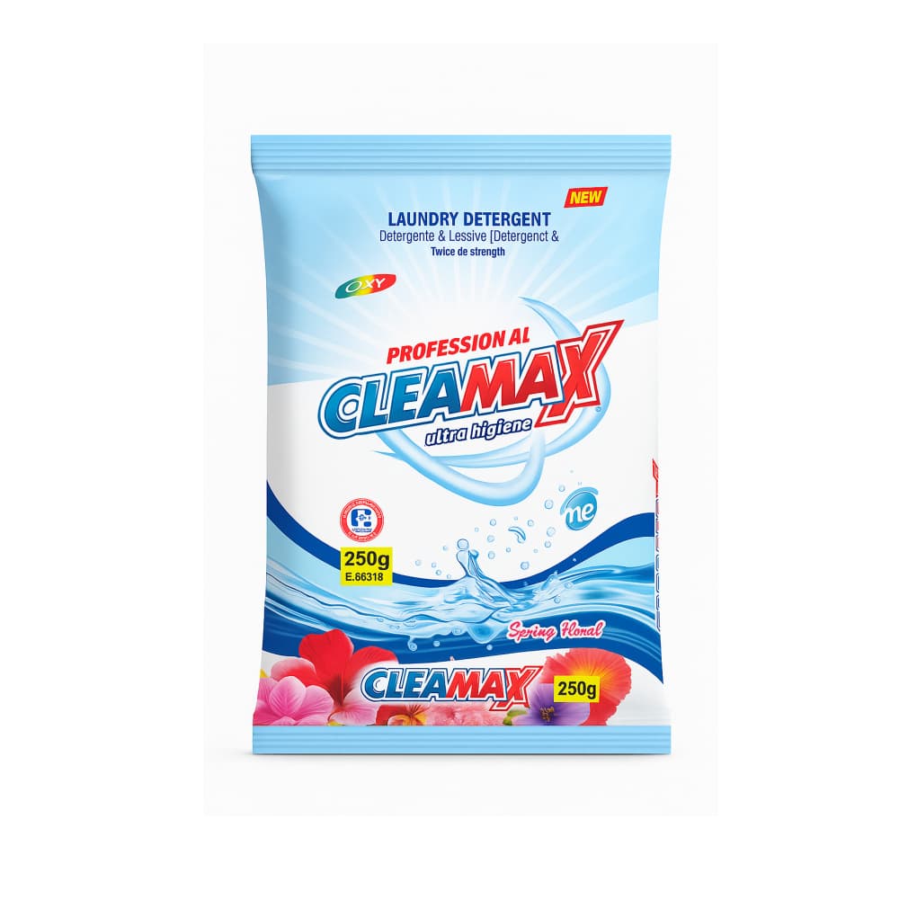 Detergente en polvo para ropa Cleamax (250 g / 8.5 oz) - Imagen 1