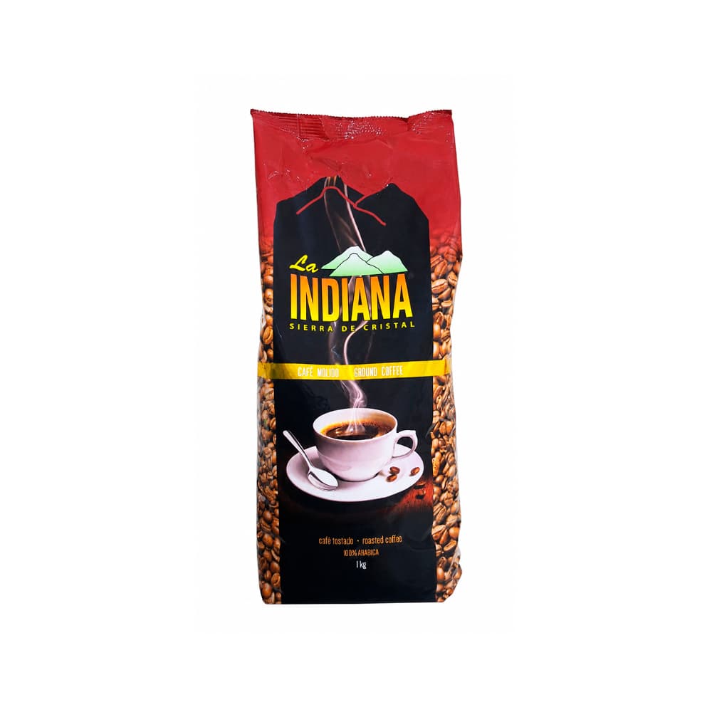 Café tostado y molido 100 % arábico La Indiana (1 kg / 2.2 lb) - Miniatura 1