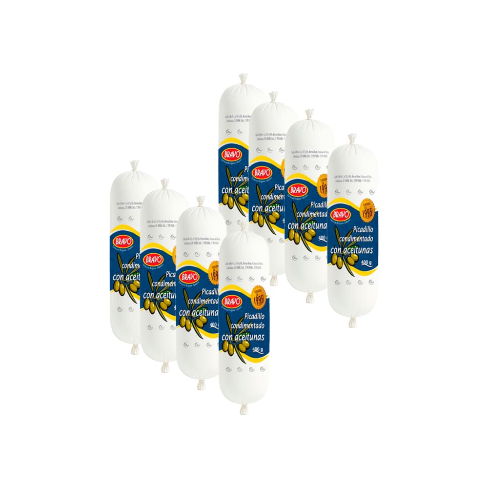 Picadillo condimentado con aceitunas Bravo (8 x 400 g / 14.10 oz) - Miniatura 1