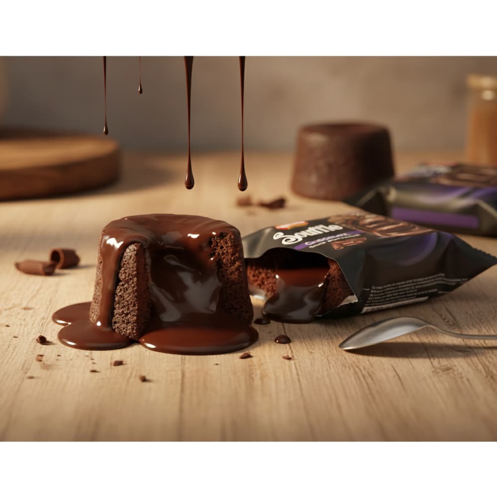 Pastel Souffle de chocolate Vanelli (50 g / 1.76 oz) - Miniatura 4