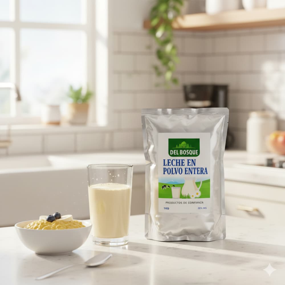 Leche en polvo entera Del Bosque (1 kg / 2.2 lb) - Miniatura 3