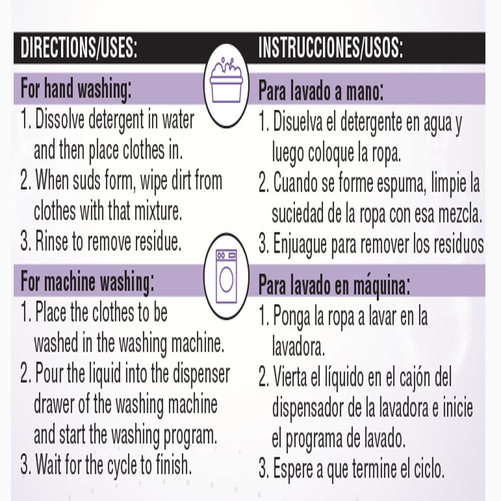 Detergente líquido para ropa con aroma a Lavanda YEYA (1 L) - Miniatura 4