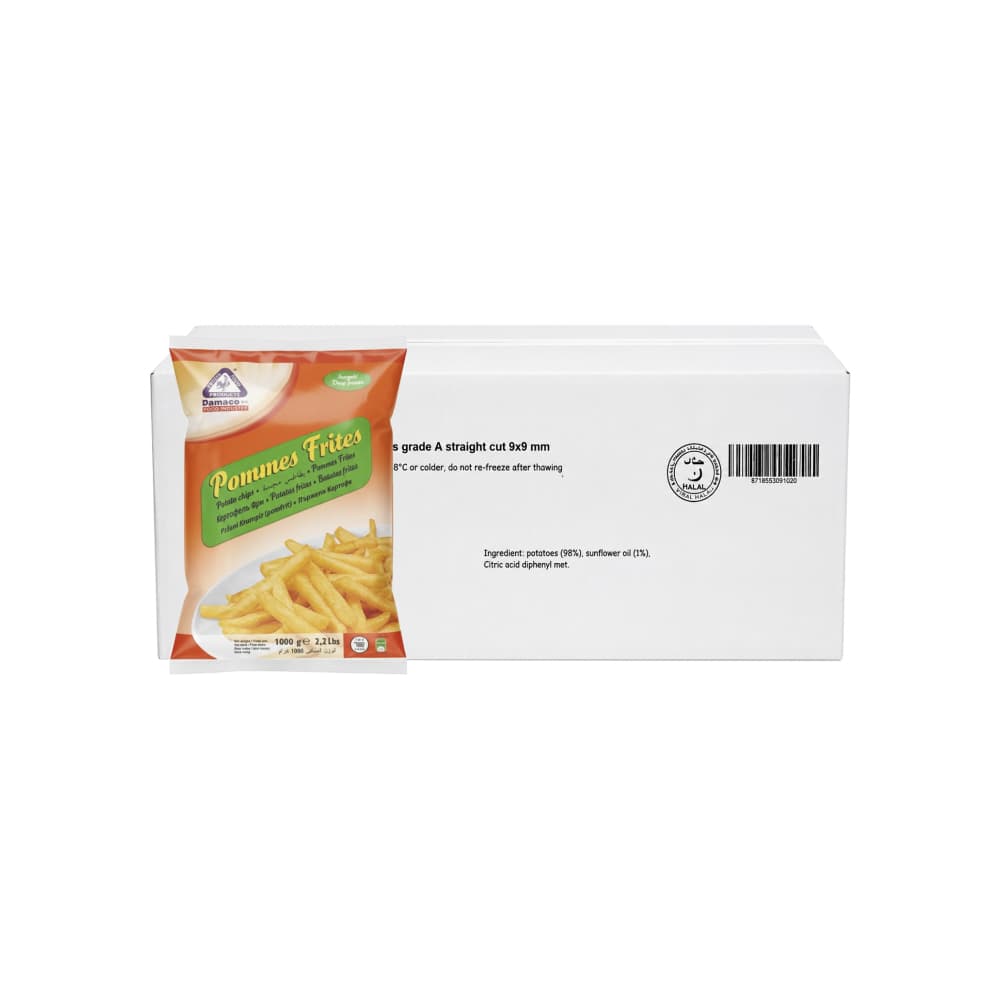 Papas prefritas Damaco (10 x 1 kg / 2.2 lb) - Miniatura 1