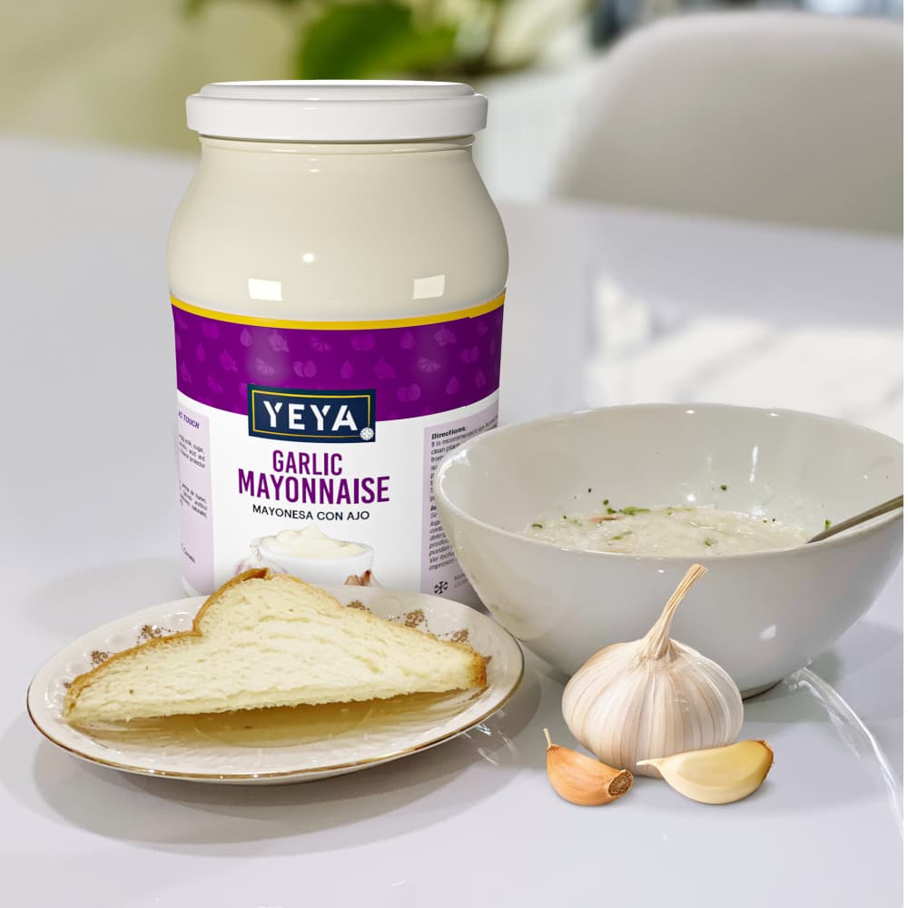 Mayonesa con ajo Yeya (6 x 420 g / 14.8 oz) - Miniatura 2